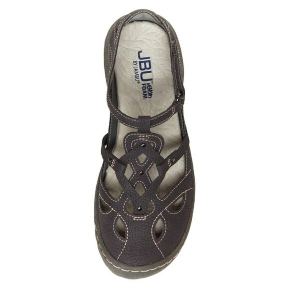 JBU By Jambu Women's Sydney Sandal/Flat Walking Shoe Sandals Charcoal Size 10M - Picture 5 of 15